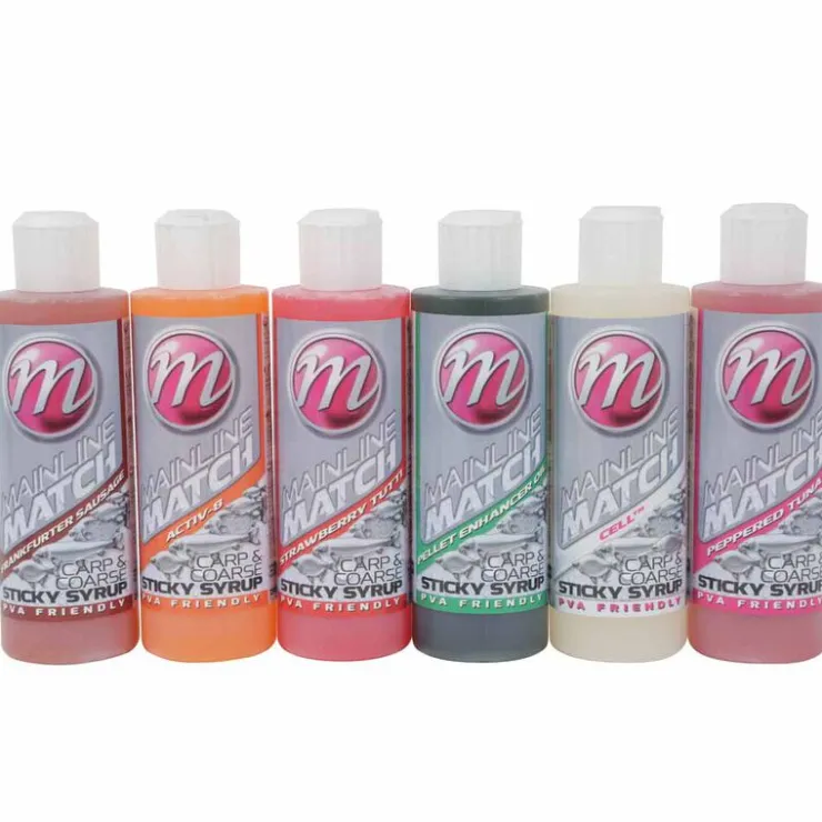 MAINLINE Appâts / Amorces-Additif liquide coup match sticky syrup strawberry tutti 250ml