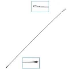 FLASHMER Montages / Hameçons-Aiguilles à locher 20cm 1mm