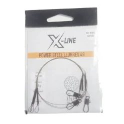 X-LINE Découverte Pêche Du Carnassier|Hameçons Et Montages-Bas de Ligne Acier Power Steel 49 Brins (x3)