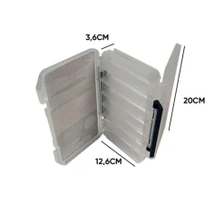 VERSUS Pêche Aux Leurres|Bagagerie / Rangement-Boite Reversible 100 Clear 20x12.6x3.6cm