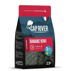 CAP RIVER Offre À Volume Carpe|Appâts Et Fabrication-Bouillettes Banane Kiwi 2.5kg