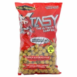 FUN FISHING Appâts Et Fabrication-Bouillettes funfishing extasy Pineapple et Blackberry 4kg 20mm
