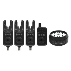 SONIK Détection-Coffret 3 détecteurs + 1 centrale + 1 lampe bivvy SKS2
