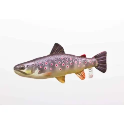 GABY Goodies Et Idées Cadeaux-Coussin Truite Fario Mini 36cm