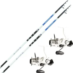 SASORI Cannes|Packs Et Ensembles-Ensembles Surf 2 cannes téle 4m10 + 2 moulinets 5000