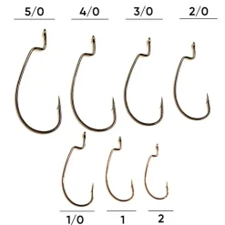 EVOK Découverte Pêche Du Carnassier|Hameçons Et Montages-Hameçon Texan Wide Gap Hook