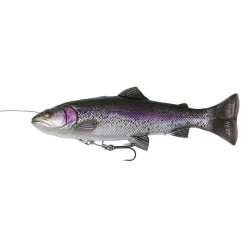 SAVAGE GEAR Leurres-Leurre Souple Shad 4D Line Thru Pulse Tail Trout 20cm, 102g