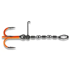 VMC Hameçons Et Montages-Monture Pike Chain UV Orange #2/0 (x1)