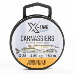 X-LINE Découverte Pêche Du Carnassier|Tresses, Nylons, Fluorocarbones-Nylon Carnassiers 150m
