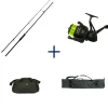 PACIFIC PECHE Packs-Pack Carp Kidz 2 Cannes + 2 Moulinets Fourreaux + Carryall