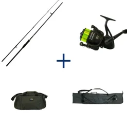 PACIFIC PECHE Packs-Pack Carp Kidz 2 Cannes + 2 Moulinets Fourreaux + Carryall