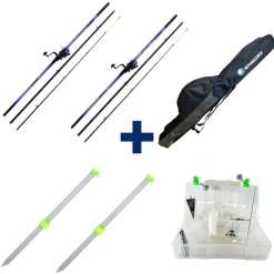 SASORI + REDFISH Packs Et Ensembles-Pack Elementair Surf 420 + Surf Box + Pique Surf Alu 1 M + Fourreau Surf
