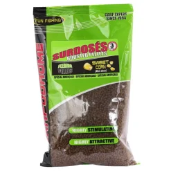 FUN FISHING Appâts / Amorces-Pellets d'amorçage coup moelleux sweet corn 700g