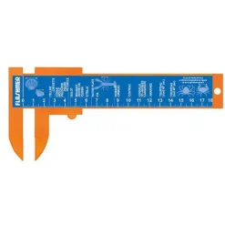 FLASHMER Pêche À Pieds-Pied à Coulisse Mesure Coquillage 18cm