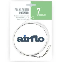 AIRFLO Filaments-Polyleader intermédiare Predator Titanium 7' (2,13m)