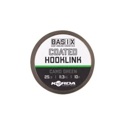 KORDA Découverte Pêche À La Carpe|Acc.Montages/Hameçons-Tresse à bas de ligne basix coated hooklink 10m
