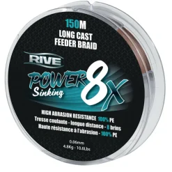 RIVE Fils De Pêche Feeder-Tresse Power 8x 150m