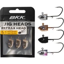 BKK Têtes Plombées-Tête Plombée Refrax Jig 3.5g taille #3/0 (x3)